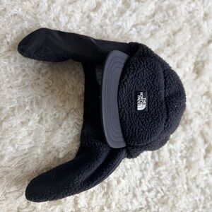 The North Face Black Earflap Fleece Hat